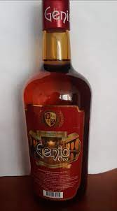 Ron GENIO TAPA ROJA 750ML - Licorería al norte de Quito con entregas a domicilio las 24 horas La Huequita Quiteña