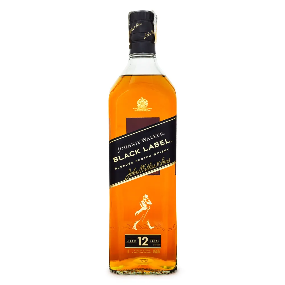 Botella de JHONNY NEGRO 750ML de whisky - Licorería al norte de Quito con entregas a domicilio las 24 horas La Huequita Quiteña