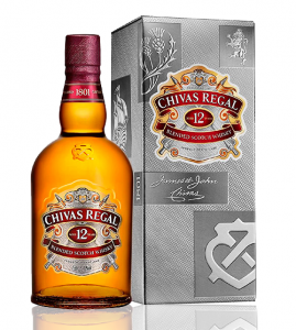 Botella de CHIVAS REGAL 12 AÑOS 750ML de whisky - Licorería al norte de Quito con entregas a domicilio las 24 horas La Huequita Quiteña