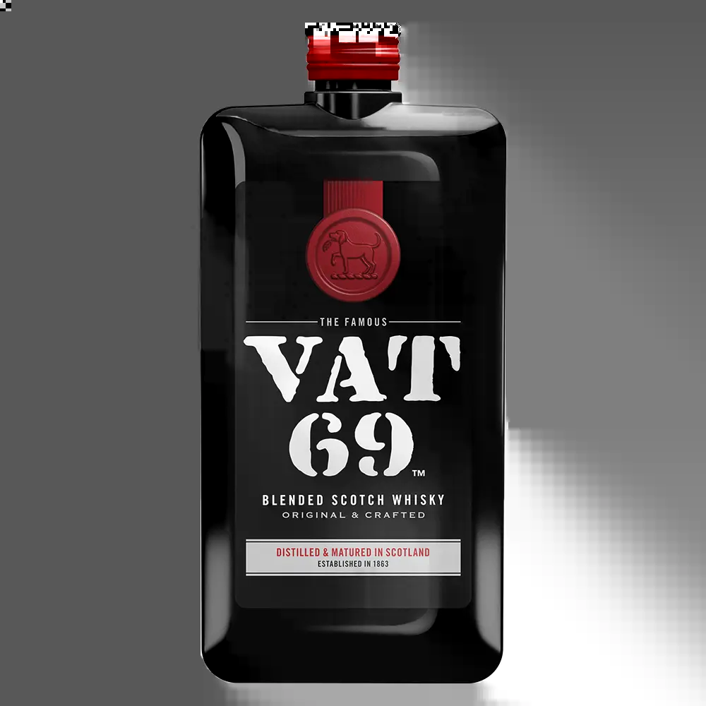Botella de CAMINERA VAT 69 de whisky - Licorería al norte de Quito con entregas a domicilio las 24 horas La Huequita Quiteña
