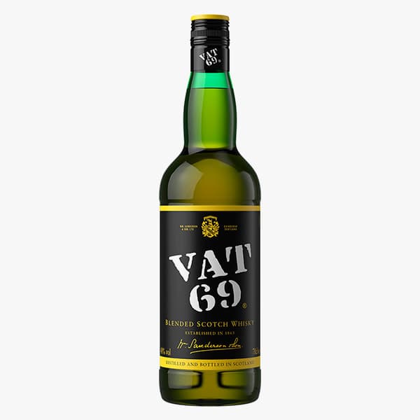 Botella de VAT 69 750MLL de whisky - Licorería al norte de Quito con entregas a domicilio las 24 horas La Huequita Quiteña