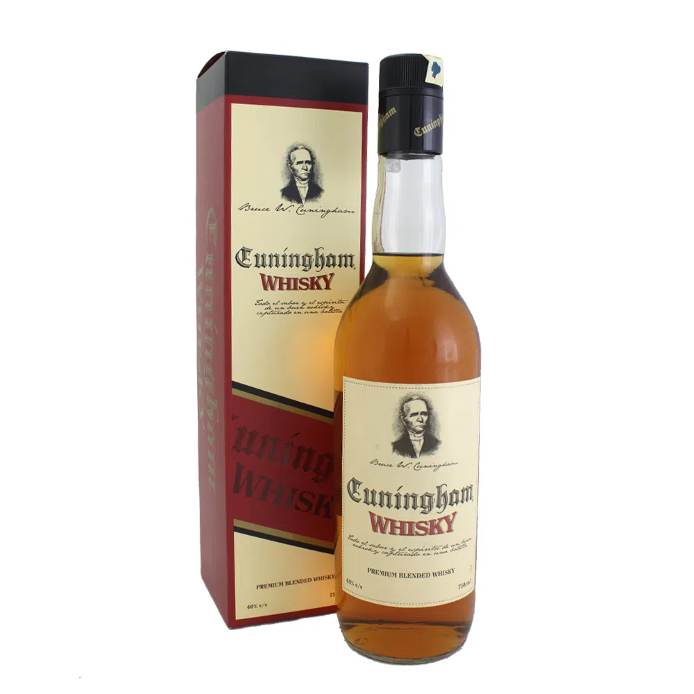 Botella de CUNINGHAM 375ML de whisky - Licorería al norte de Quito con entregas a domicilio las 24 horas La Huequita Quiteña