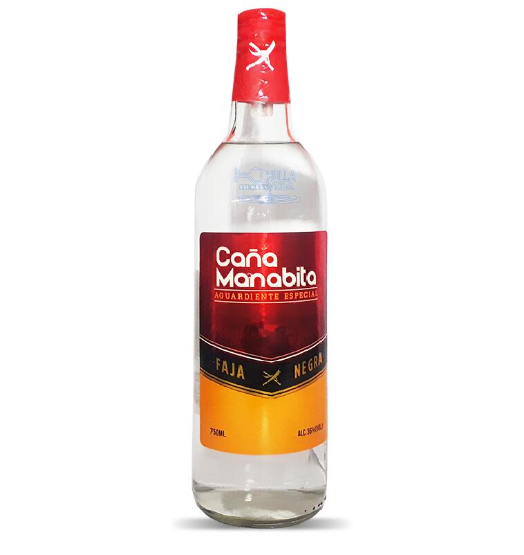 Botella de CAÑA MANABITA 750ML de Aguardiente - Licorería al norte de Quito con entregas a domicilio las 24 horas La Huequita Quiteña