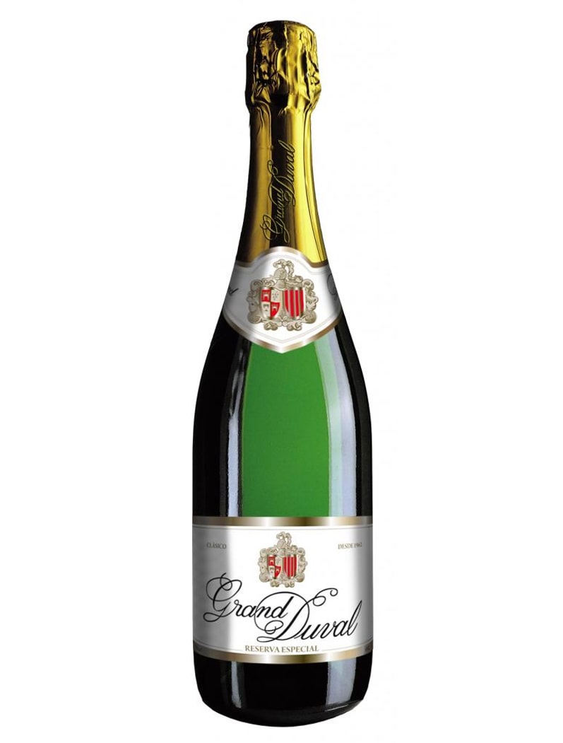 Botella de GRAND DUVAL de Champagne - Licorería al norte de Quito con entregas a domicilio las 24 horas La Huequita Quiteña