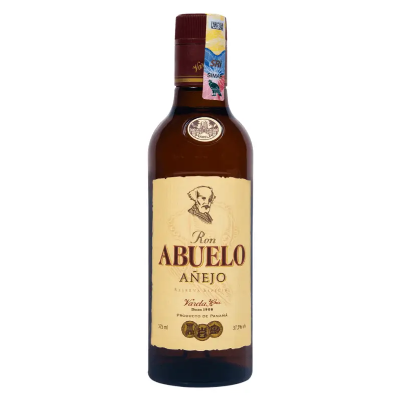 Botella de RON ABUELO - Licorería al norte de Quito con entregas a domicilio las 24 horas La Huequita Quiteña