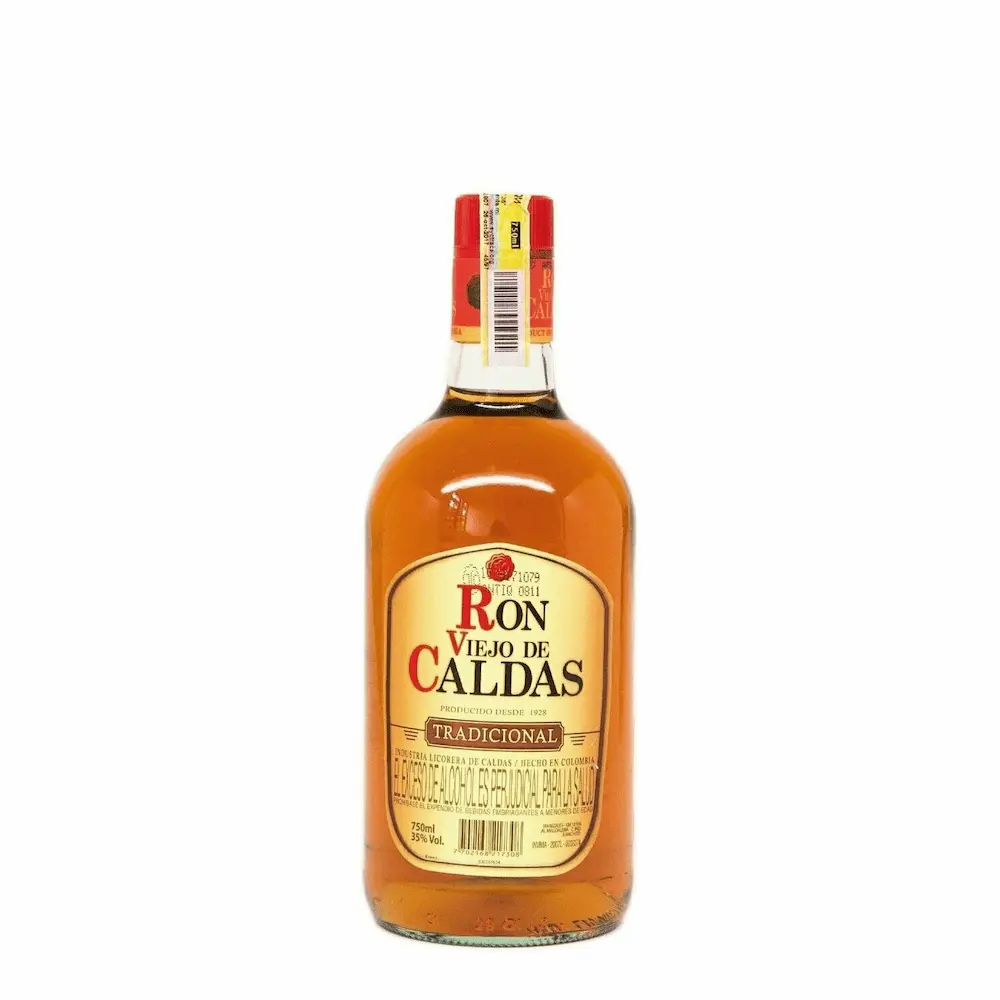 Ron  VIEJO DE CALDAS 750ML - Licorería al norte de Quito con entregas a domicilio las 24 horas La Huequita Quiteña