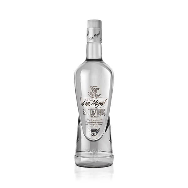 Botella de Ron SAN MIGUEL SILVER PLATA 750ML - Licorería al norte de Quito con entregas a domicilio las 24 horas La Huequita Quiteña